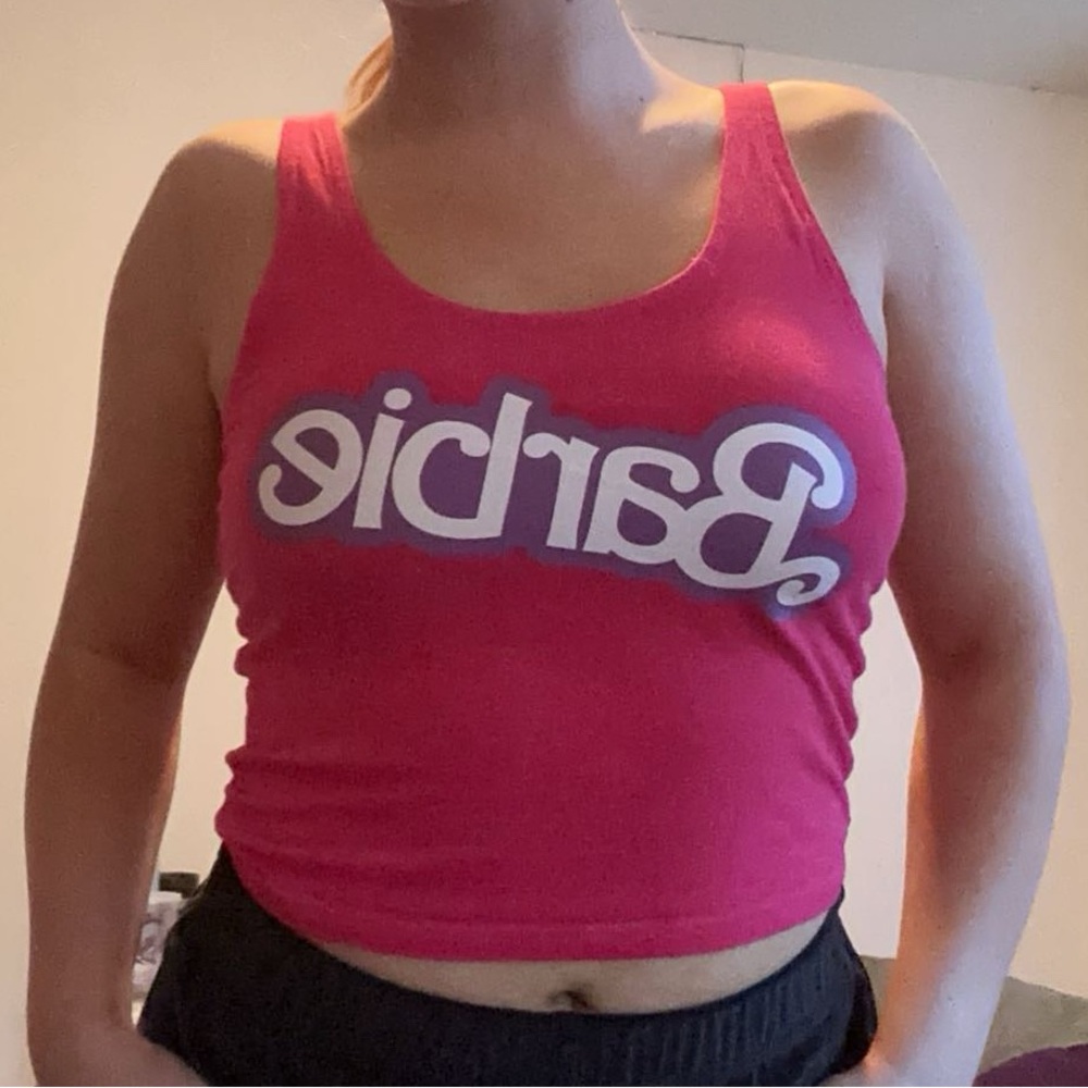 Barbie cropped tank